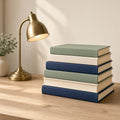A stack of books and a lamp for an intensive block